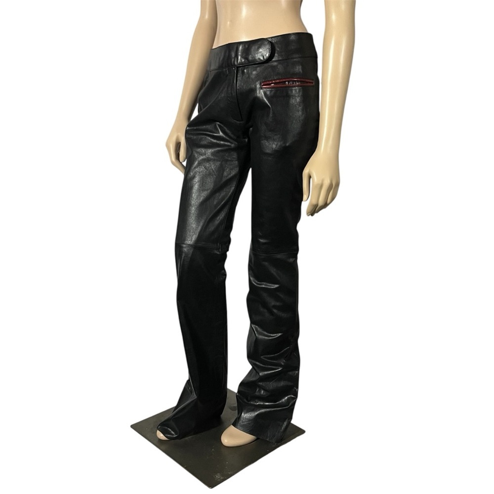 RUDSAK Black Leather Trousers